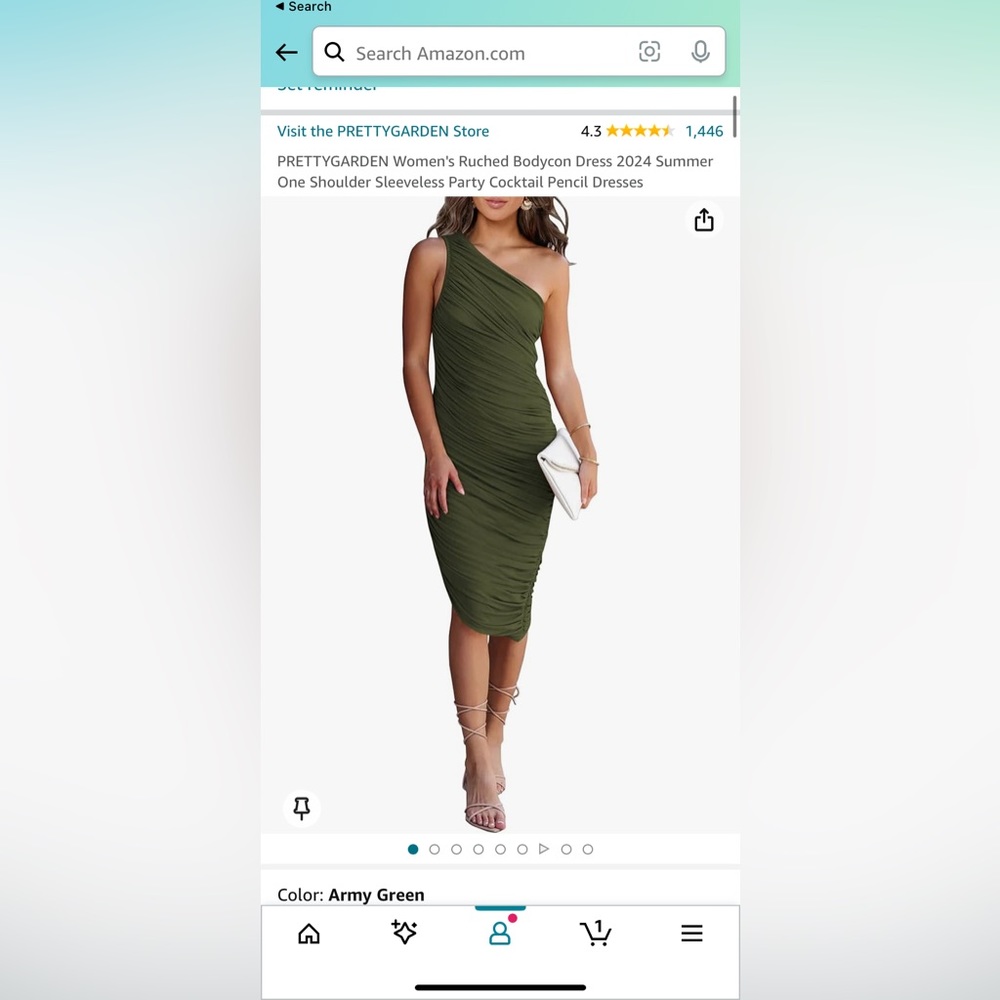 Green Dress from Amazon
